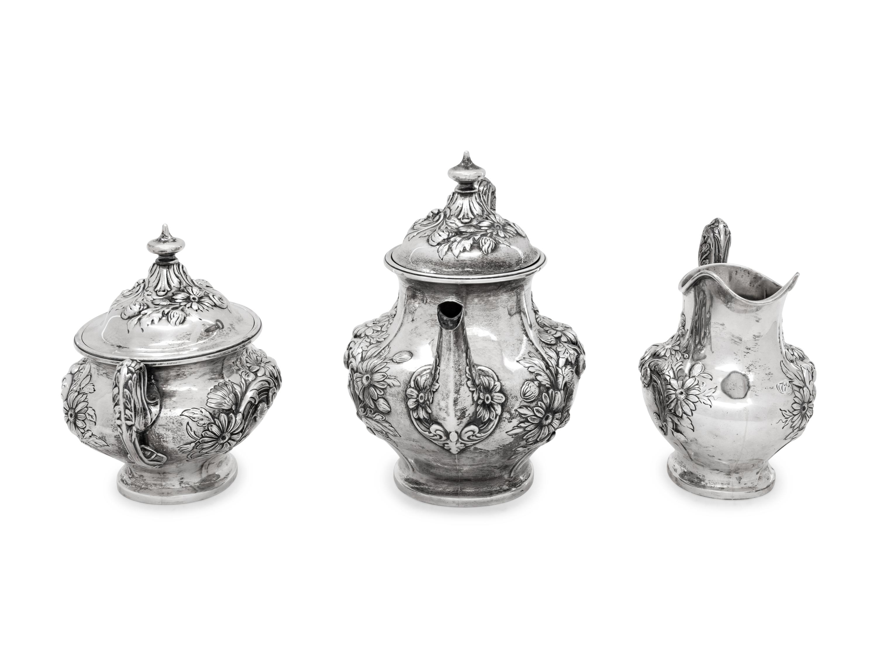 An American Silver Tea Service