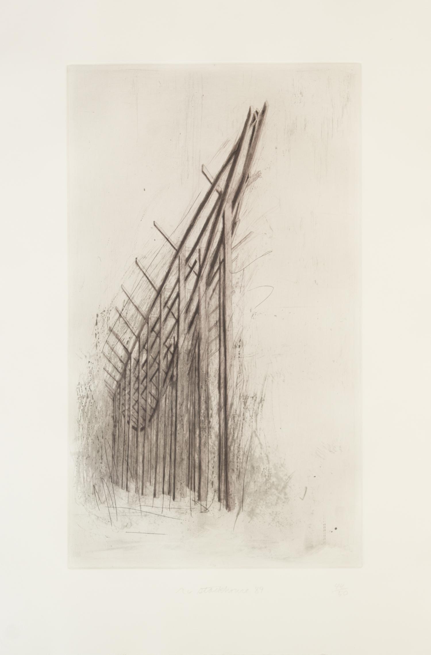 Robert Stackhouse, (American, b. 1942), Sources and Structures, 1988-1989 (portfolio of 6)