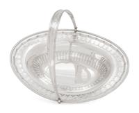 An Irish George III Silver Centerpiece Basket