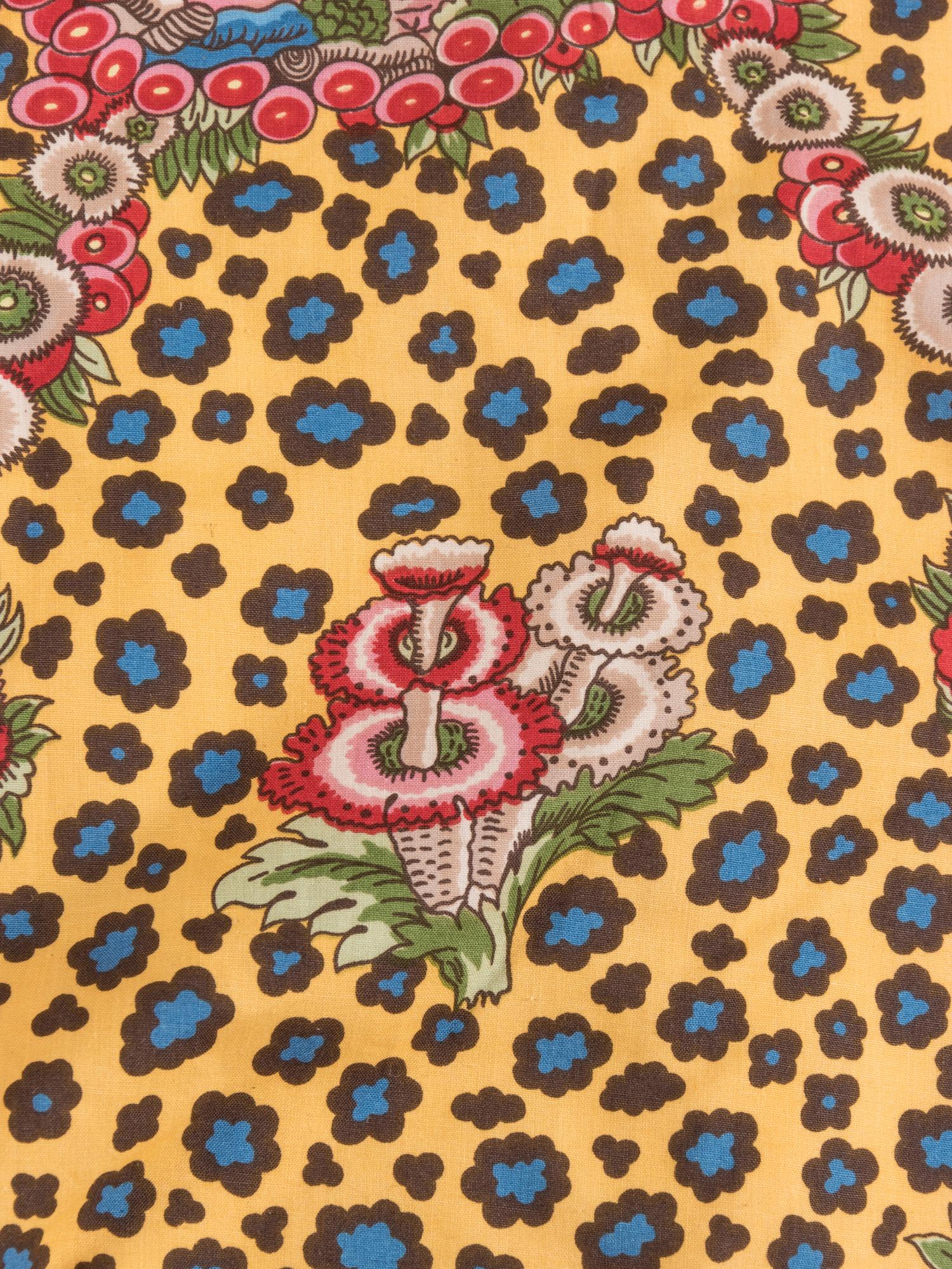 A Set of Cotton Drapery Panels