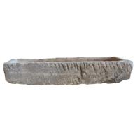 A Carved Limestone Trough 52" W x 15" D x 10" H — Czech Republic, Circa 1800