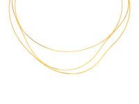 TIFFANY & CO., ELSA PERETTI, YELLOW GOLD 'WAVE' NECKLACE