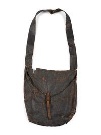 140th Pennsylvania Infantry Regiment. US regulation tarred canvas haversack.