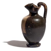 A Greek Black-Figured Trefoil Oinochoe