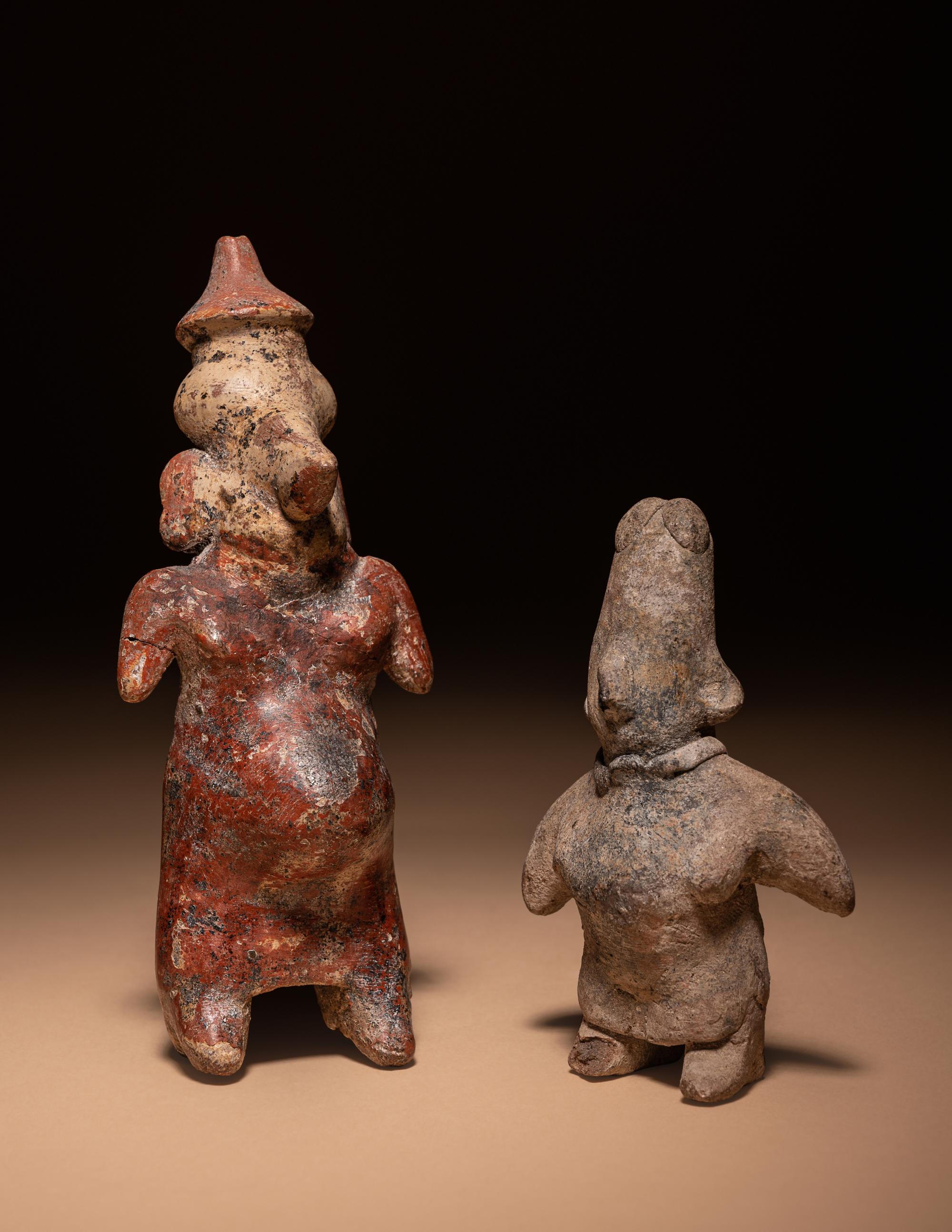 A Nayarit Mother and Child and Three Standing Figures
