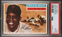 A 1956 Topps Willie Mays Baseball Card No. 130 (PSA 4 VG-EX) from The Collection of David Eisenhower