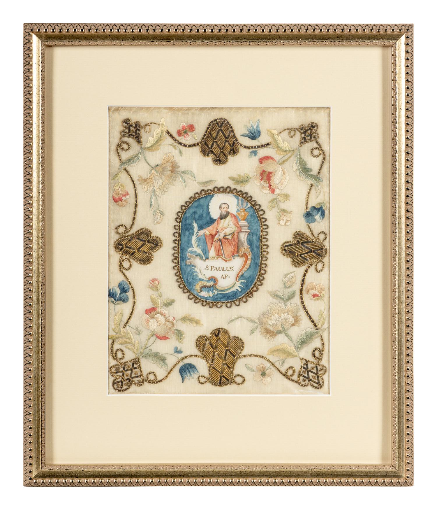 A Group of Four Religious Embroideries