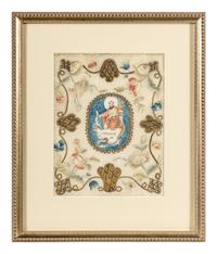A Group of Four Religious Embroideries