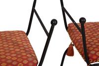 A Pair of Wrought Iron Benches