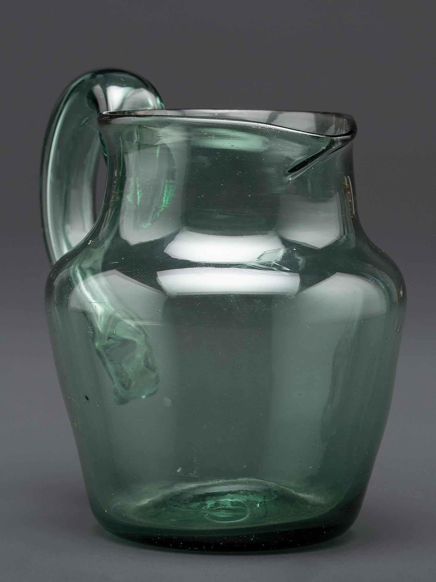 A New York Glass Pitcher in Green