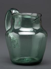 A New York Glass Pitcher in Green
