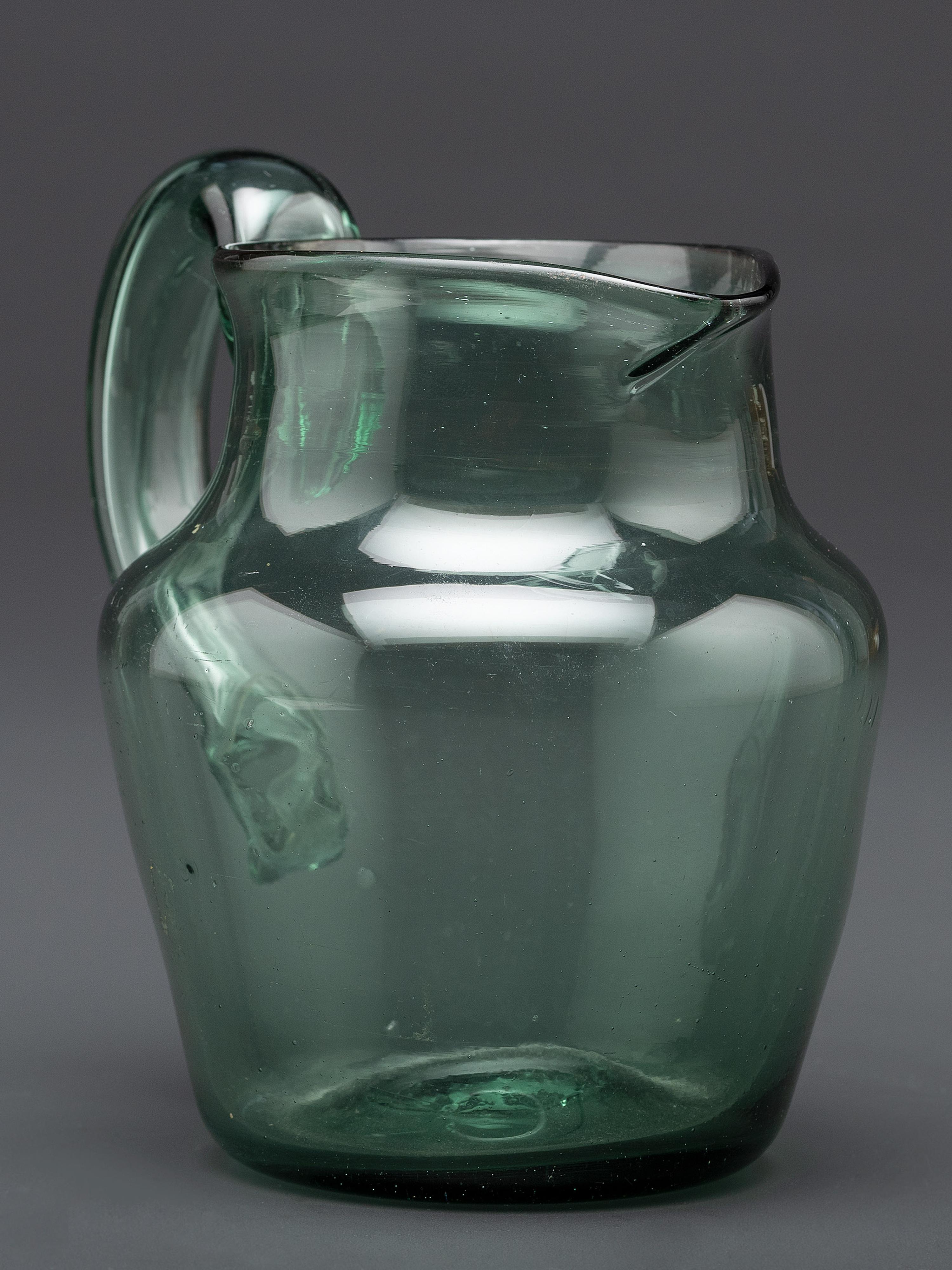 A New York Glass Pitcher in Green