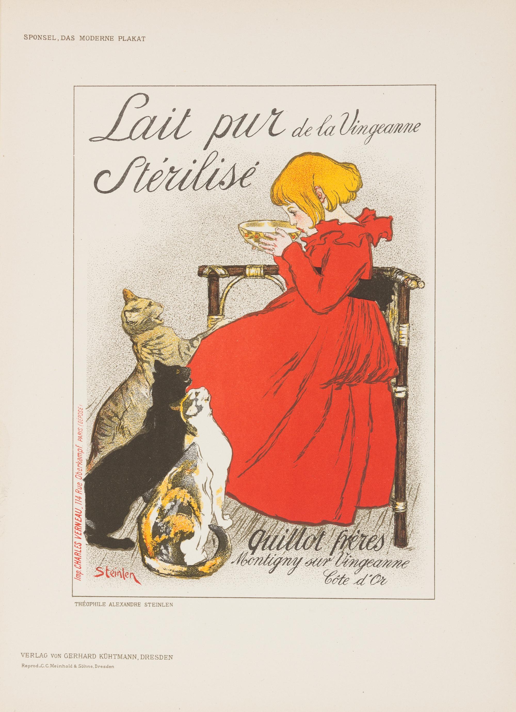 SPONSEL, John Louis (1858-1930). Das Moderne Plakat. Dresden: Gerhard Kühtmann, 1897.