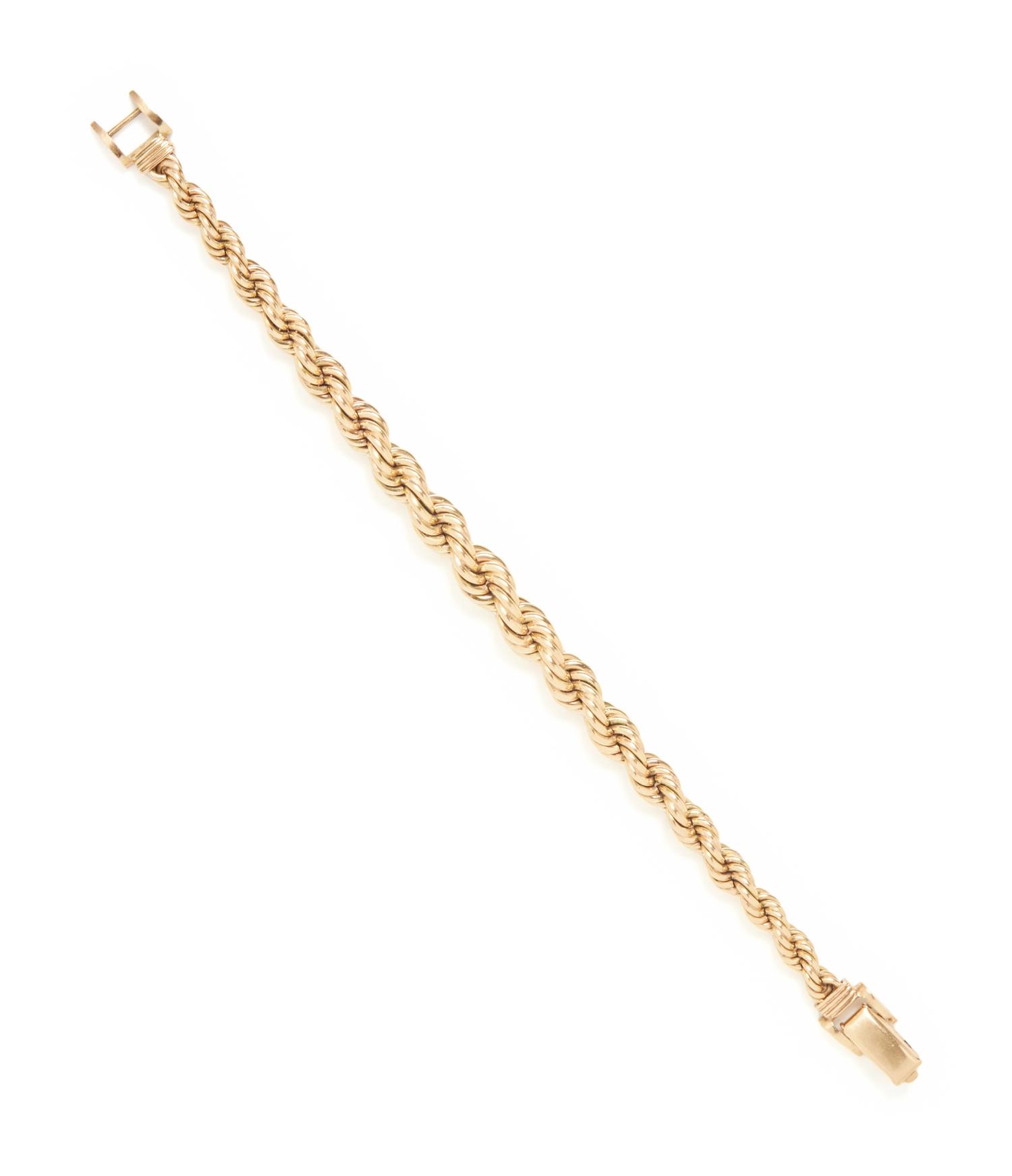 YELLOW GOLD BRACELET AND NECKLACE