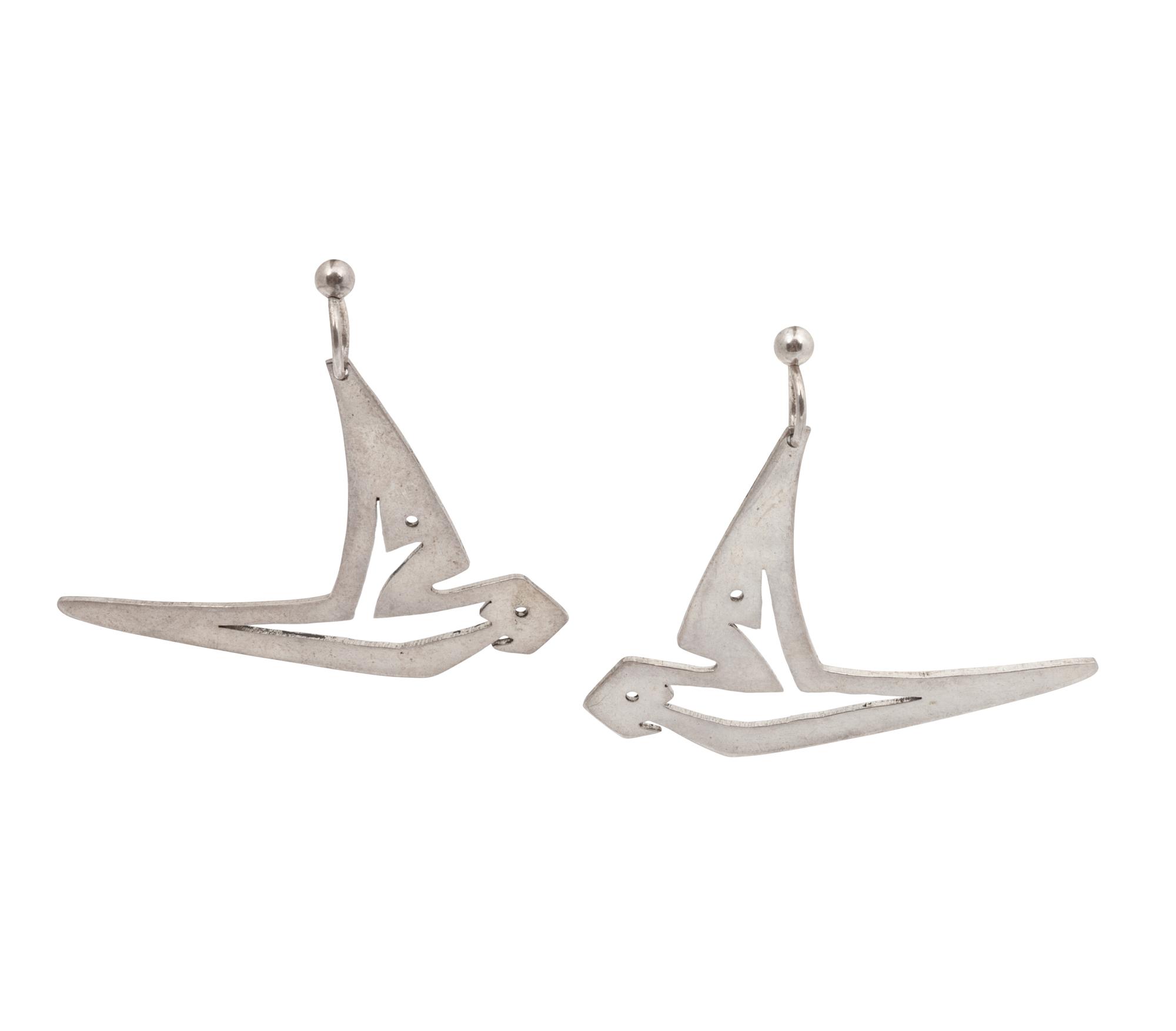 Two Pairs of Earrings and Pendant Brooch Lot is located and will ship from Denver, Colorado.
