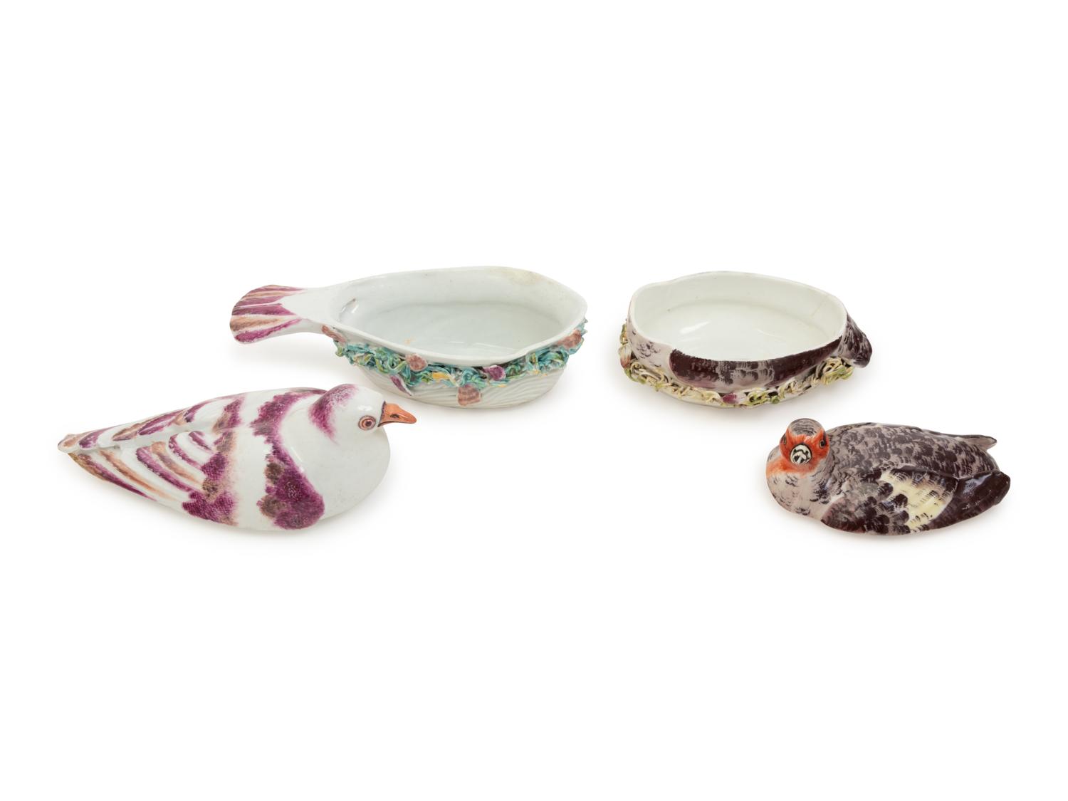 A Group of Five English Ceramic Articles