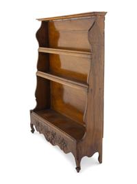 A Louis XV Carved Walnut Hanging Etagere