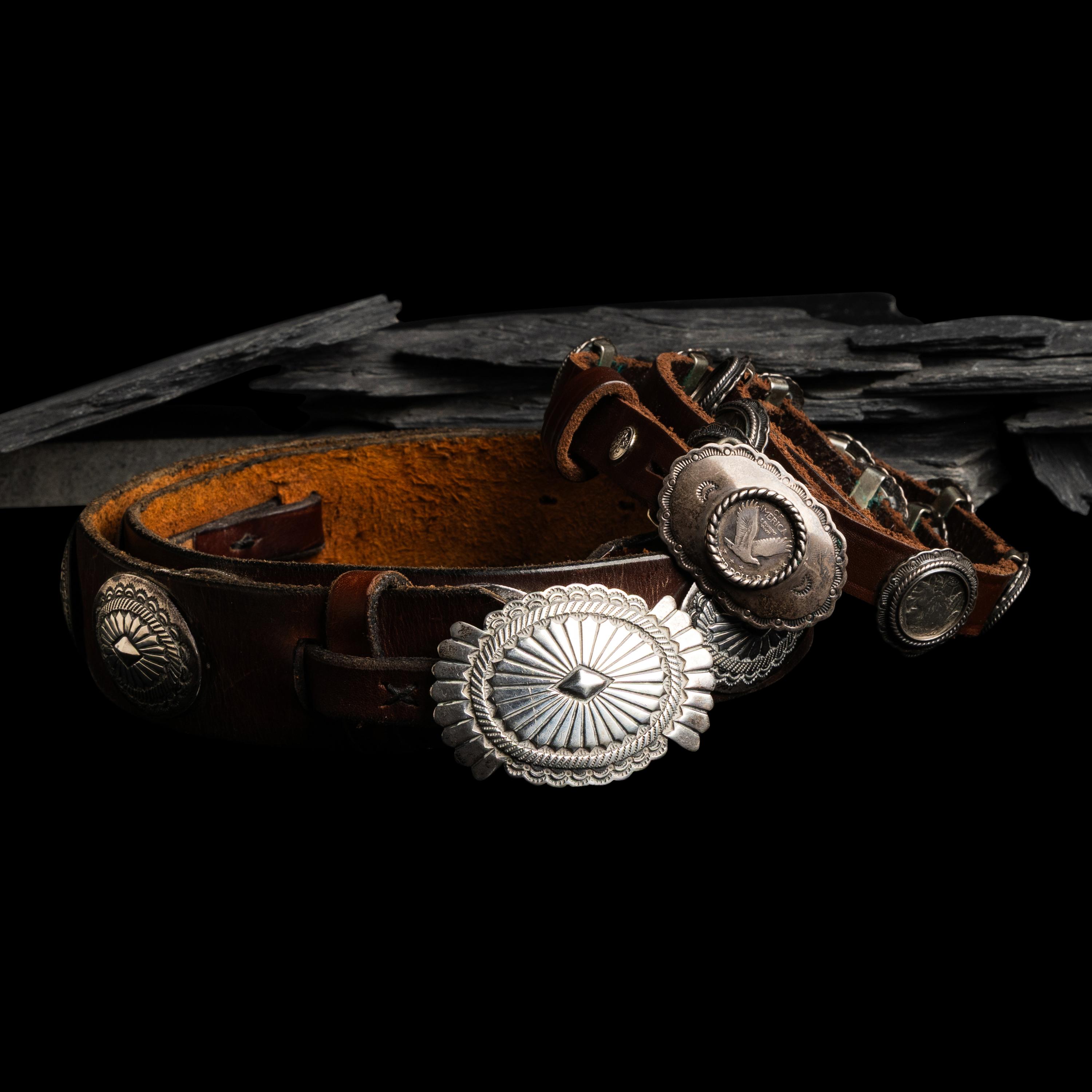Navajo and Southwestern-style Concha Belts