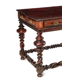 A Portuguese Walnut Library Table