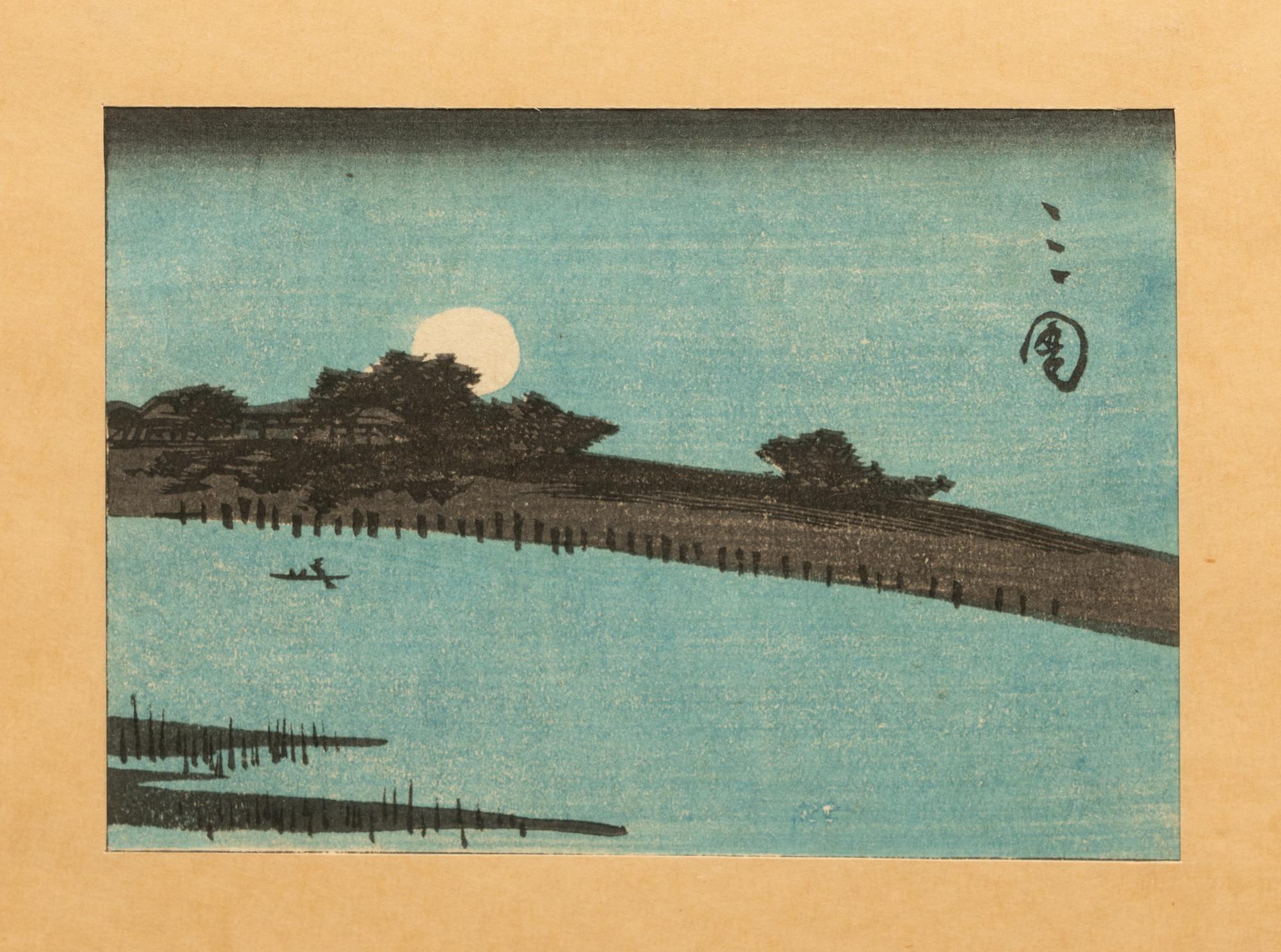 Eight Japanese Woodblock Prints