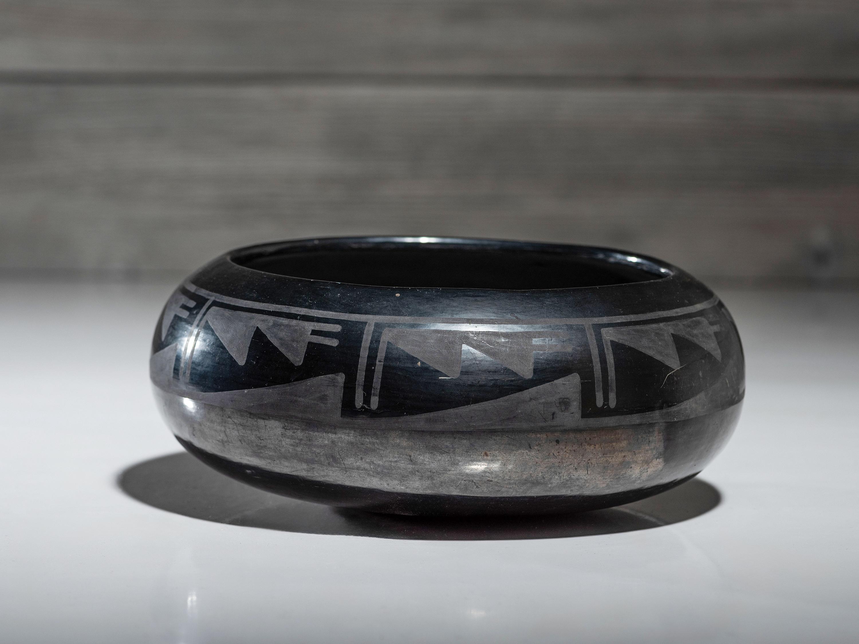 Blackware Pottery Bowl 1923-1925
