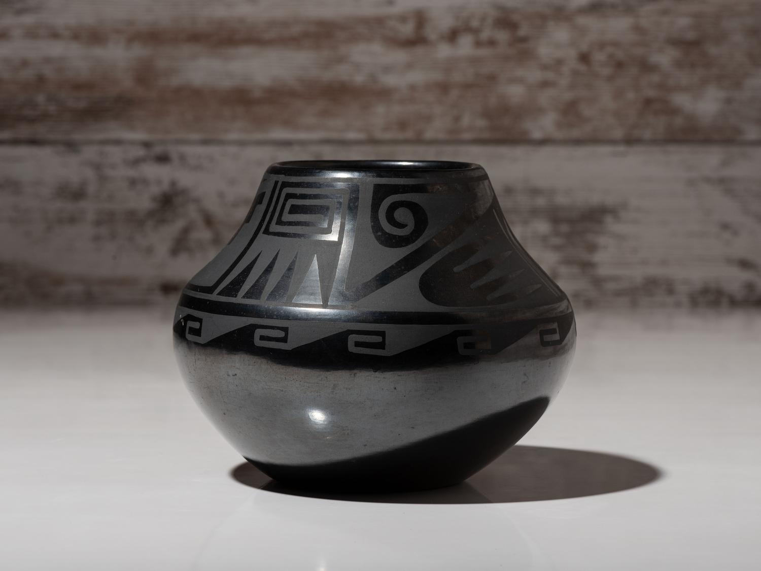 Blackware Pottery Jar, July 1967