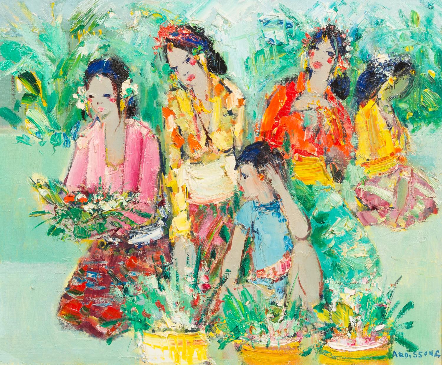 Yolande Ardissone, (French, b. 1927), Oriental Market