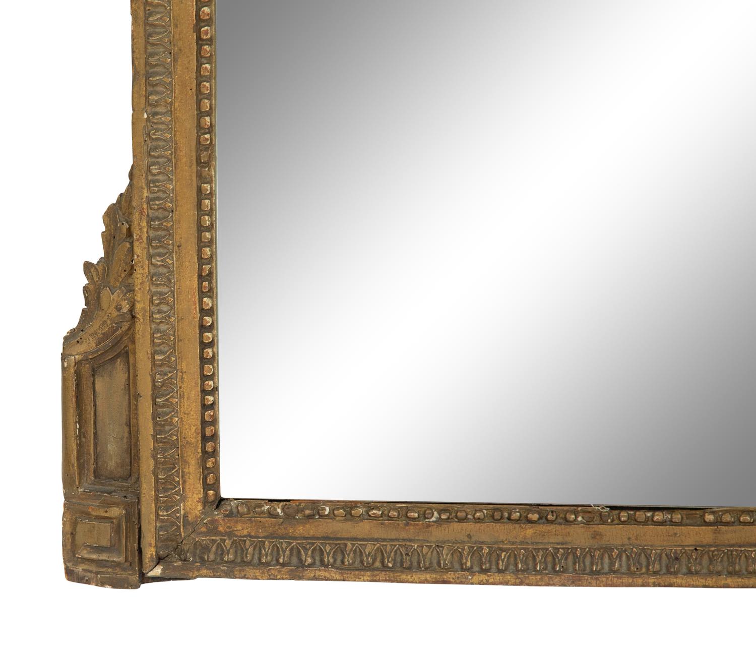 A Louis XIV Giltwood Mirror