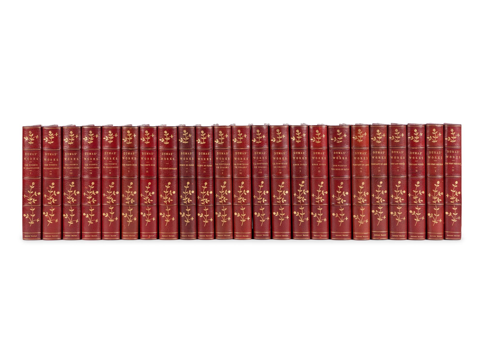 DUMAS, Alexandre (1802-1870). [ The Works ]. Boston: Dana Estes & Company, n.d. [ca 1885].