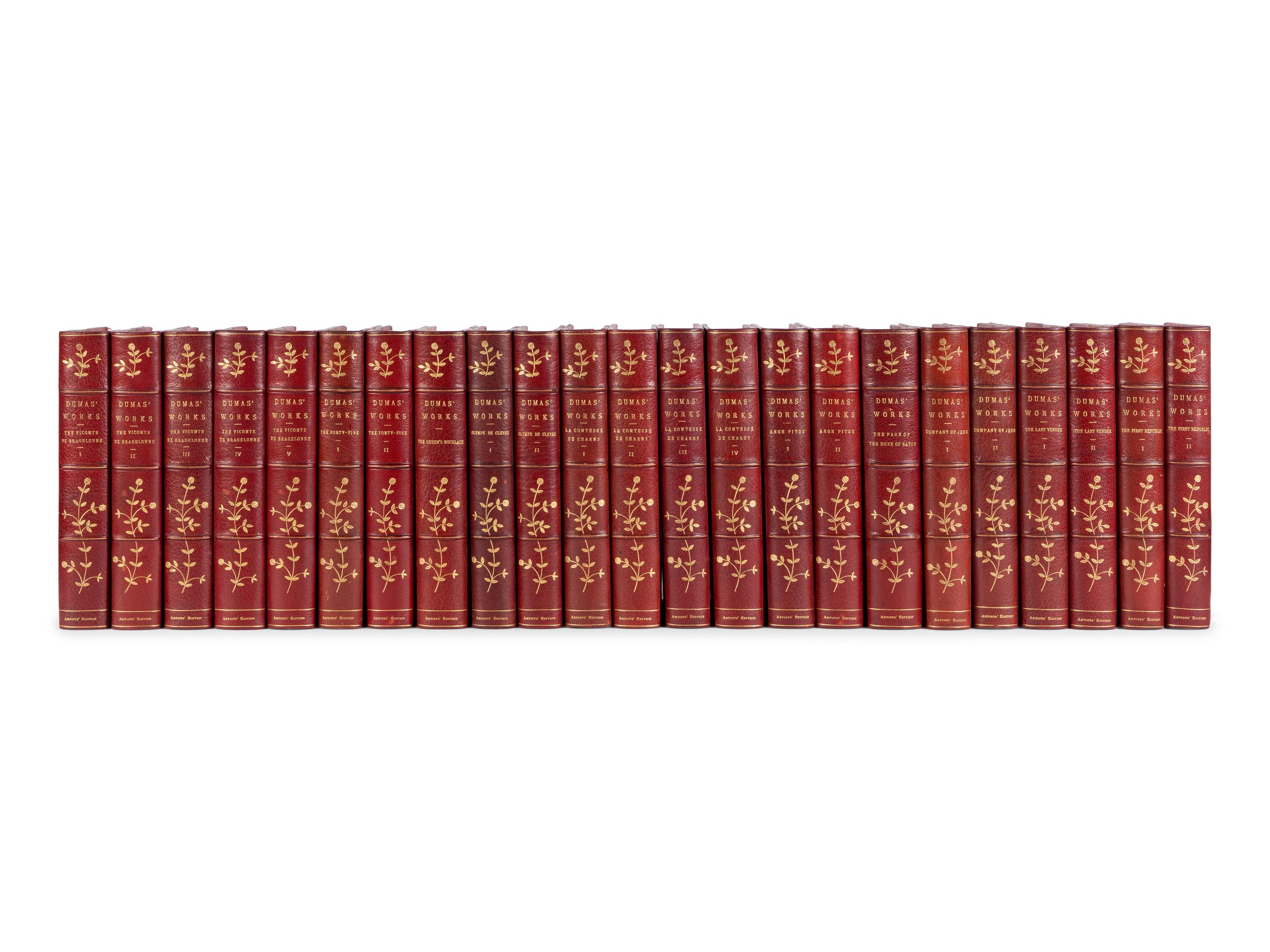 DUMAS, Alexandre (1802-1870). [ The Works ]. Boston: Dana Estes & Company, n.d. [ca 1885].