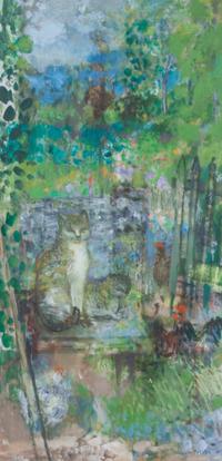 Jacques Petit, (French, b. 1925), Les Deux Chats, 1966