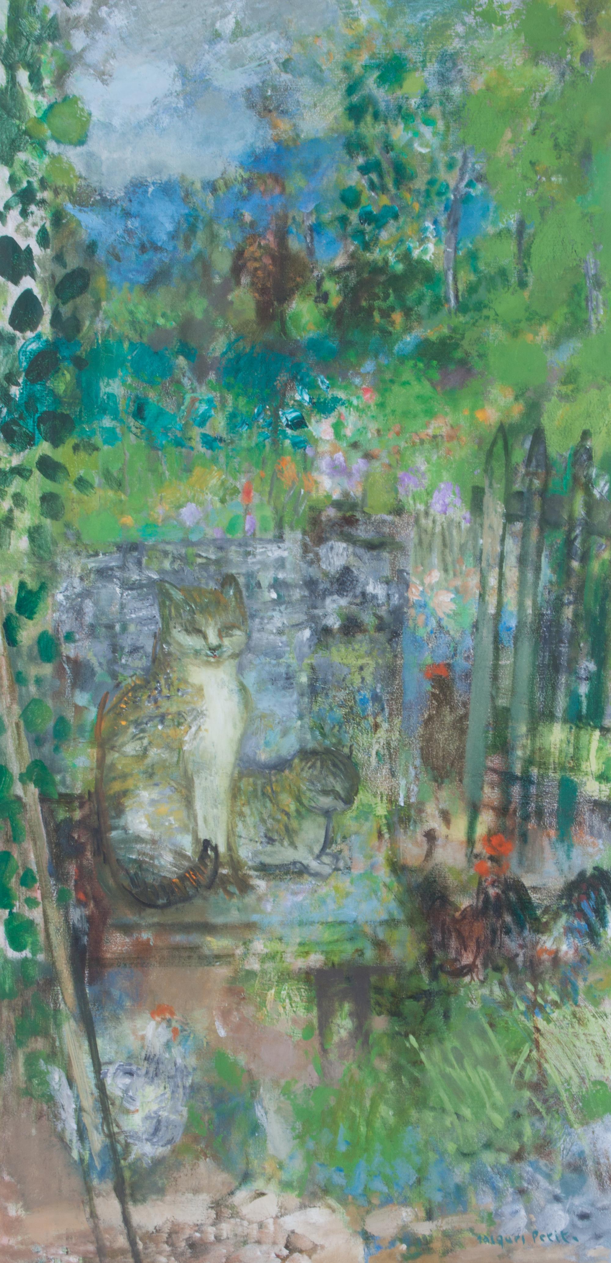 Jacques Petit, (French, b. 1925), Les Deux Chats, 1966