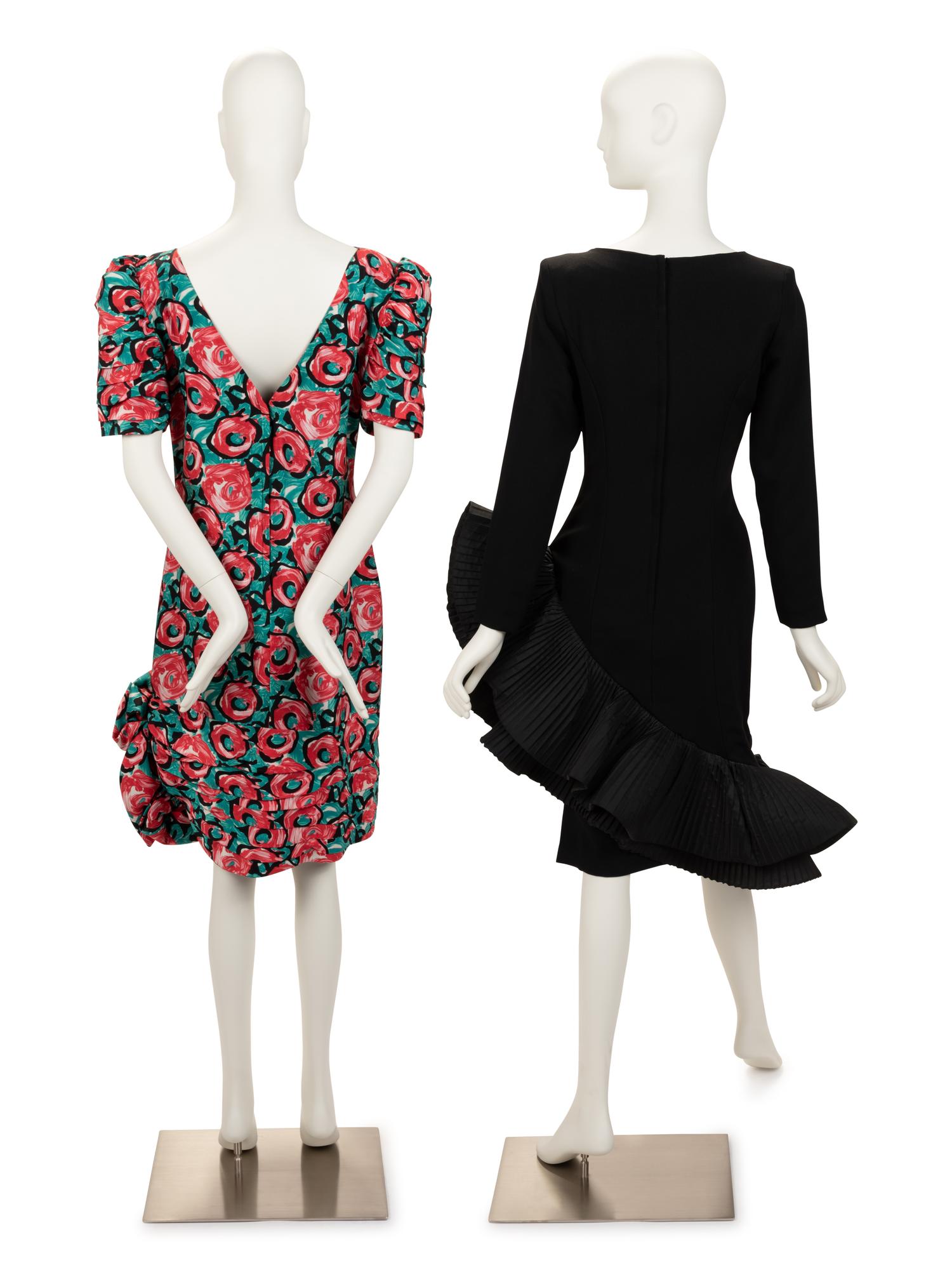 Two Victor Costa Dresses, 1980s