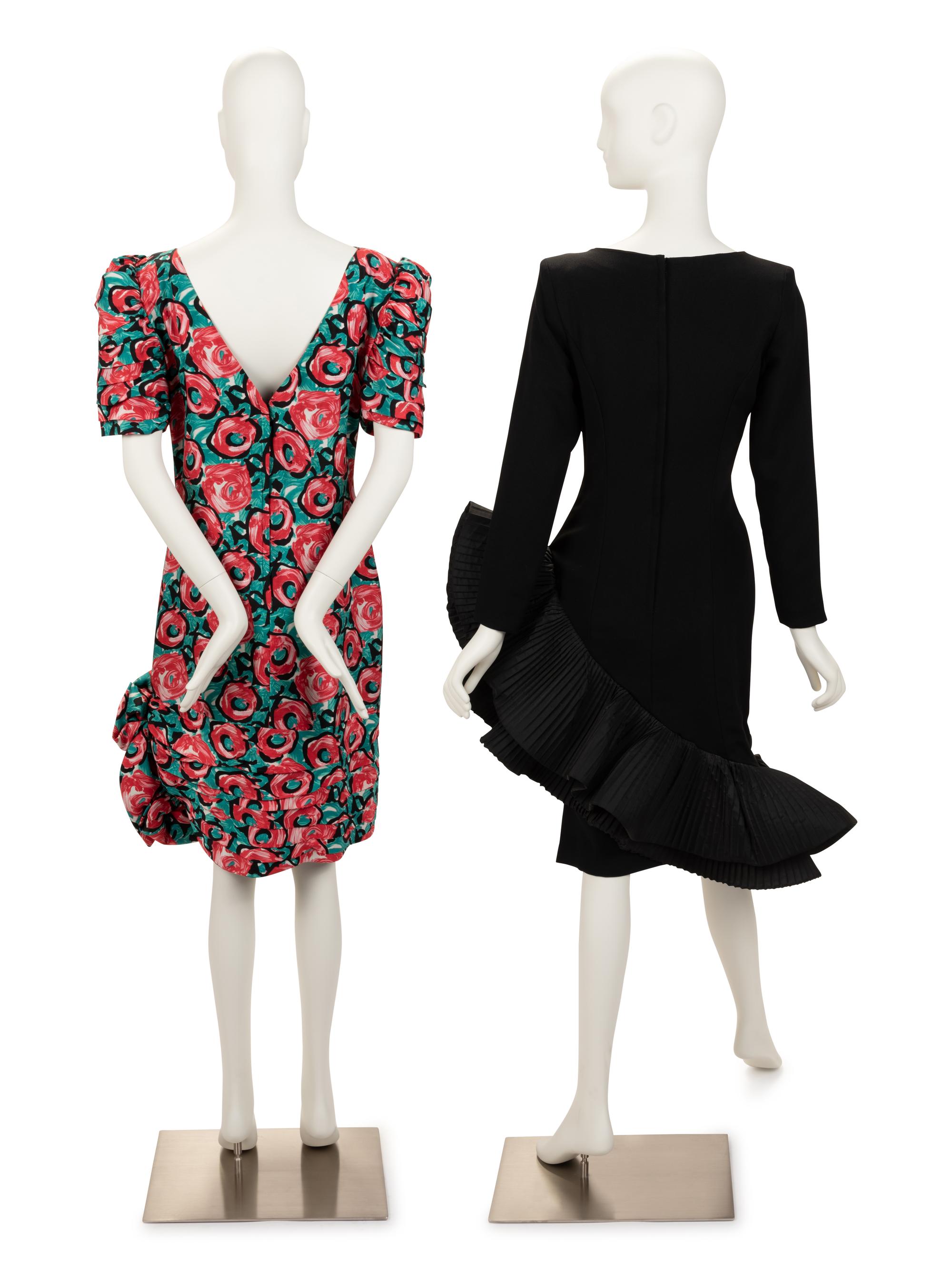Two Victor Costa Dresses, 1980s