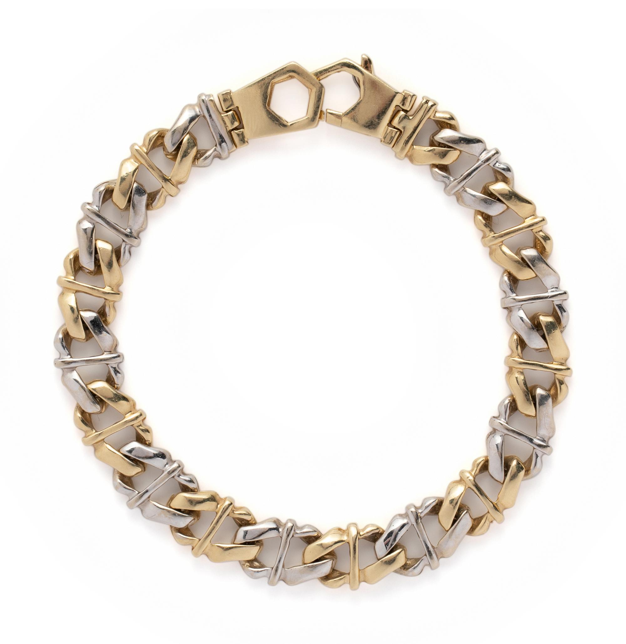 BICOLOR GOLD BRACELET