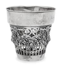An American Silver Jardinière Liner