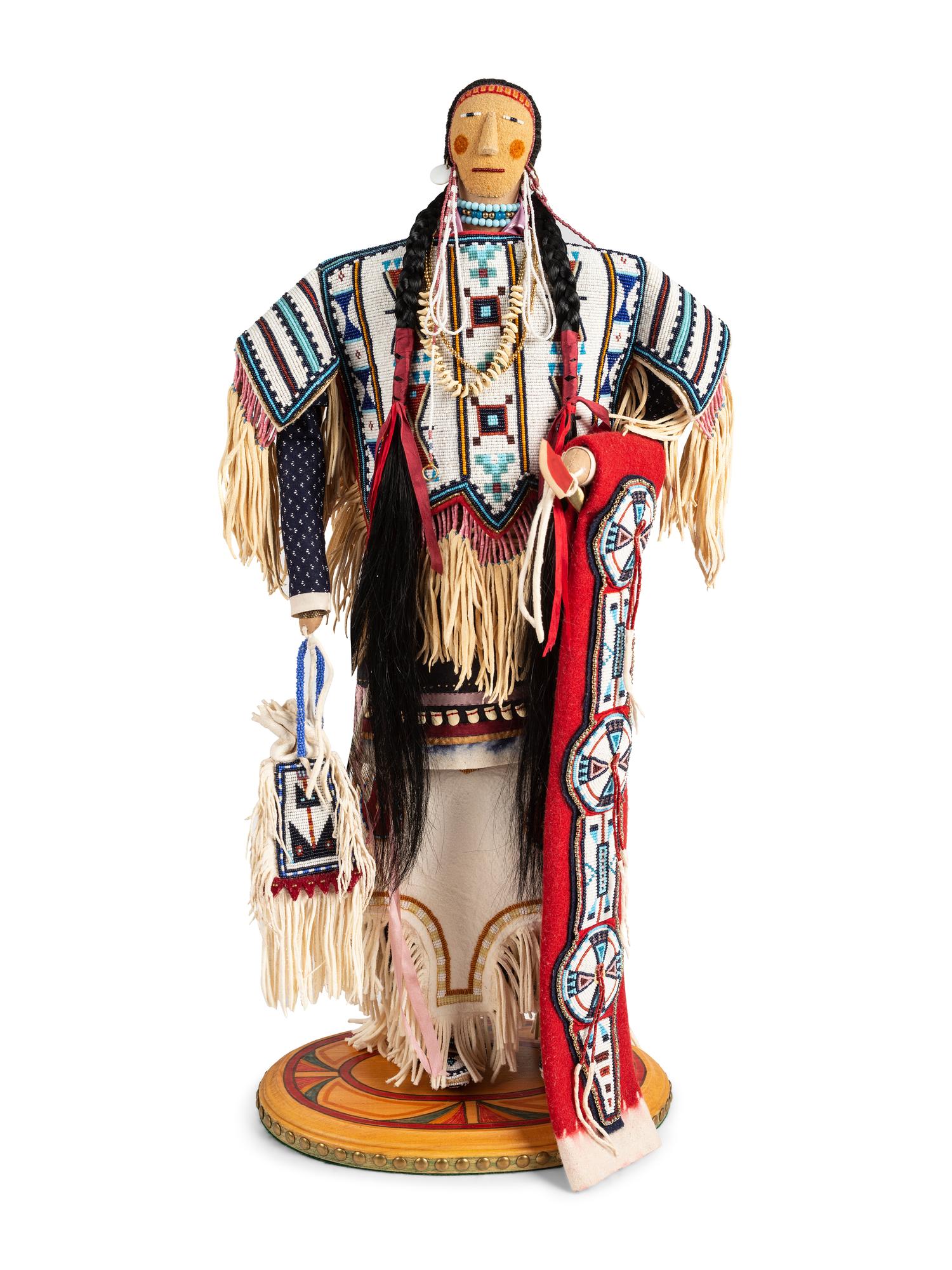 Beaded Female Figure