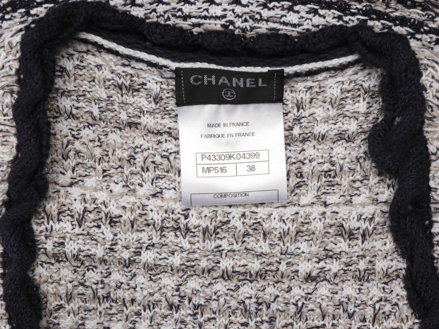 CHANEL, SLEEVELESS GRADIENT KNIT DRESS