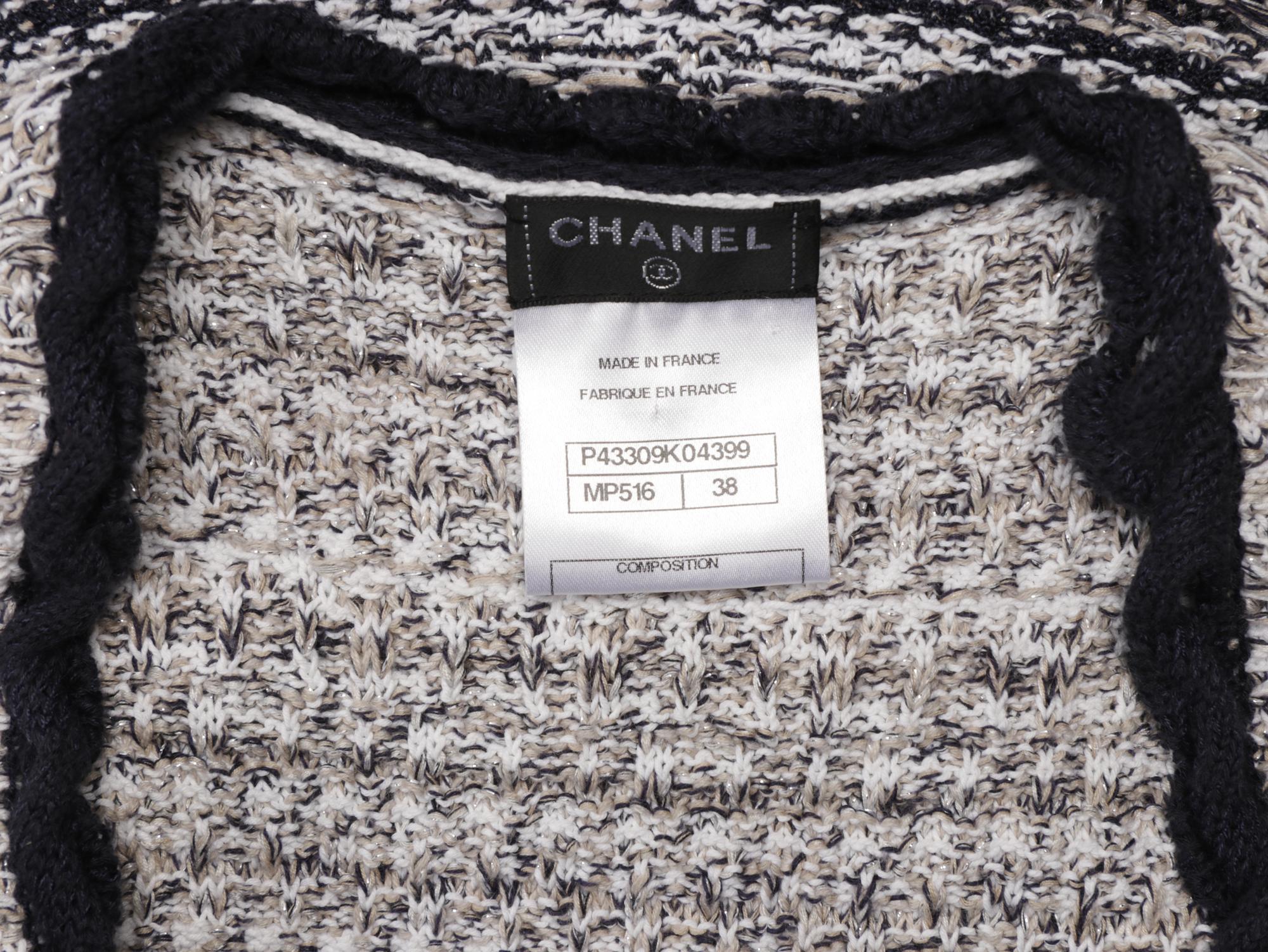 CHANEL, SLEEVELESS GRADIENT KNIT DRESS