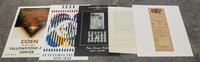 A Group of Exhibition Posters Various sizes