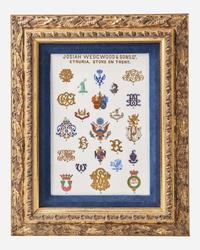 A Wedgwood Bone China Advertising Plaque, UK, circa 1900
