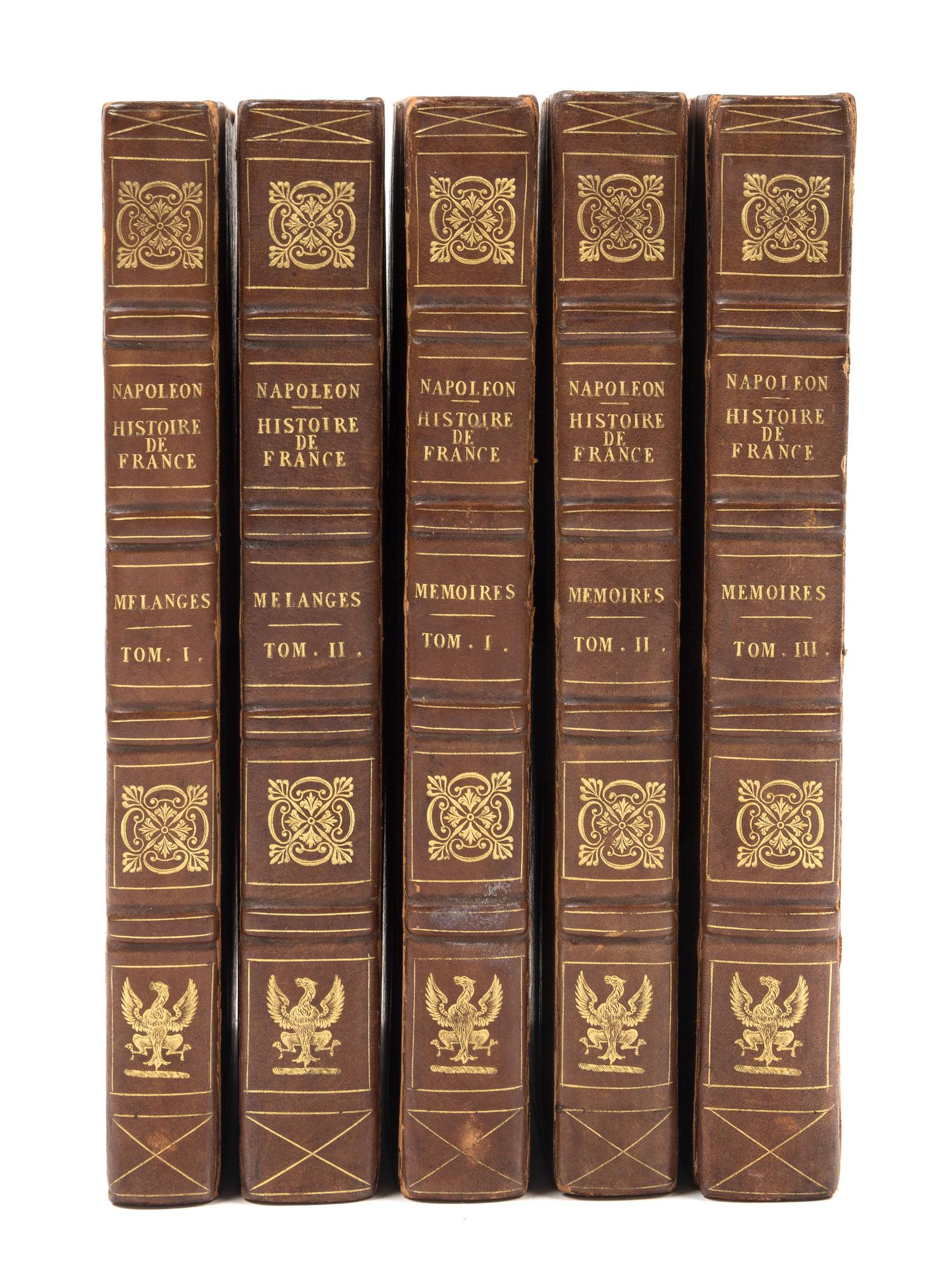 [NAPOLEON I] GOURGAUD, Gaspard and Charles Tristan MONTHOLON. Memoires pour Servir a l'Historie de France Sous Napoleon... London, 1823