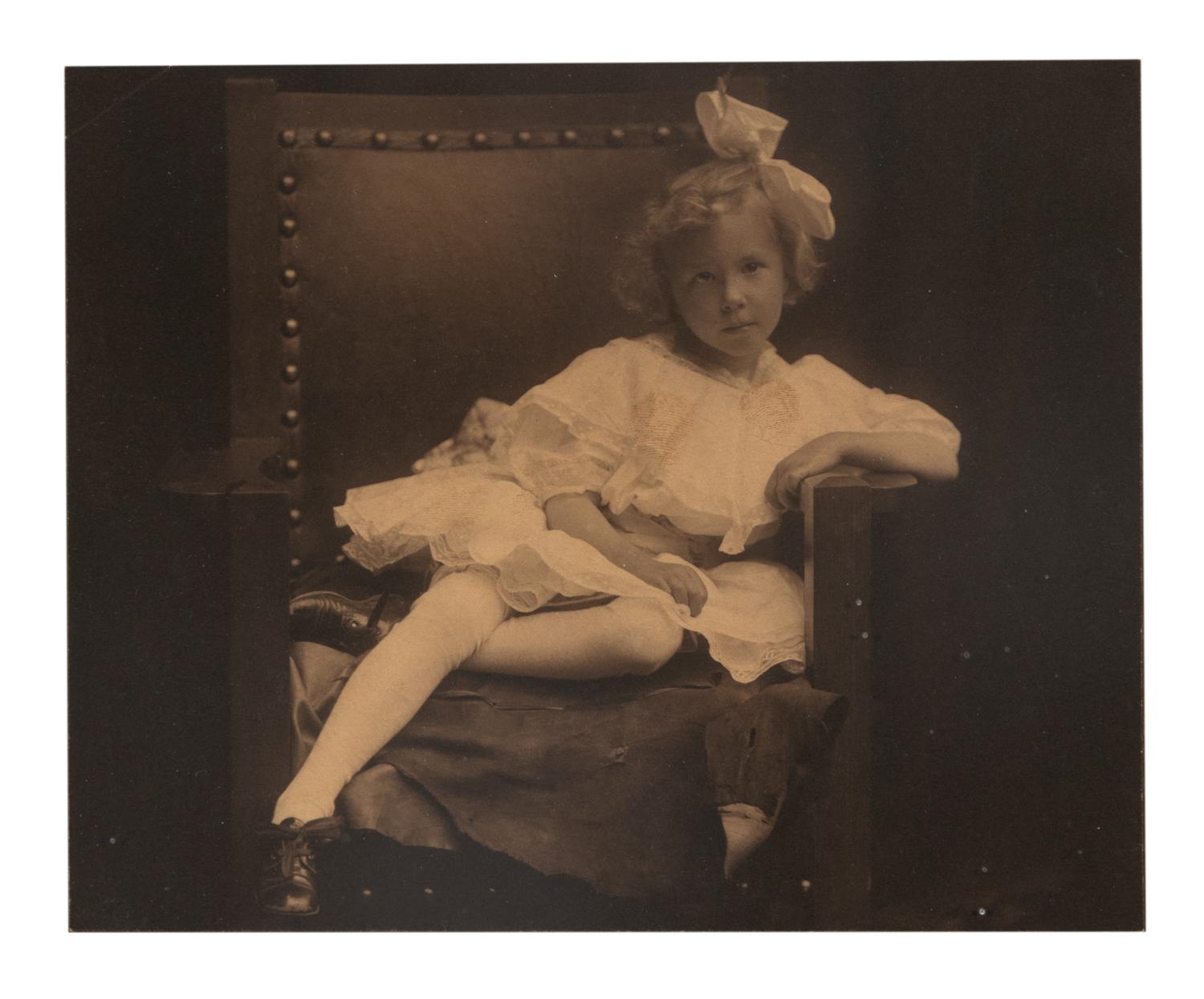 CURTIS, Edward S. (1868-1952), photographer. Studio portrait of Marie Nettleton.