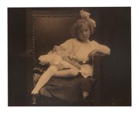 CURTIS, Edward S. (1868-1952), photographer. Studio portrait of Marie Nettleton.