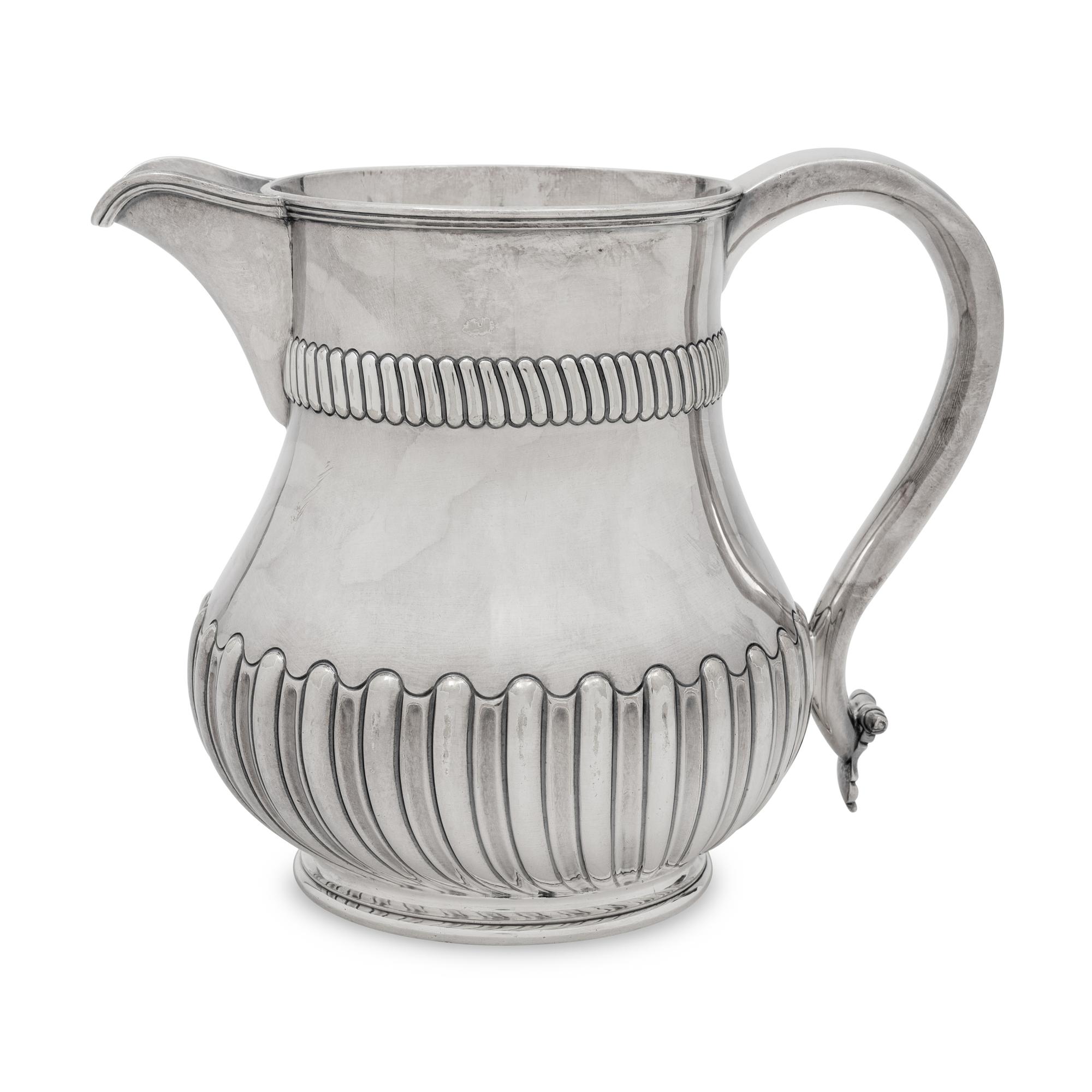 An English Silver-Plate Water Pitcher