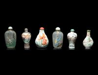Six Chinese Snuff Bottles