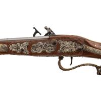 Contemporary Franco-German Snaphaunce Rifle with Venus Motifs