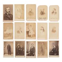 [Early Photography] Group of 114 Carte de Visites of Men, Women, and Children, incl. Portraits by Brady and Gardner