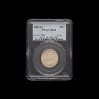 An 1893 Isabella 25c Coin [PCGS MS64]