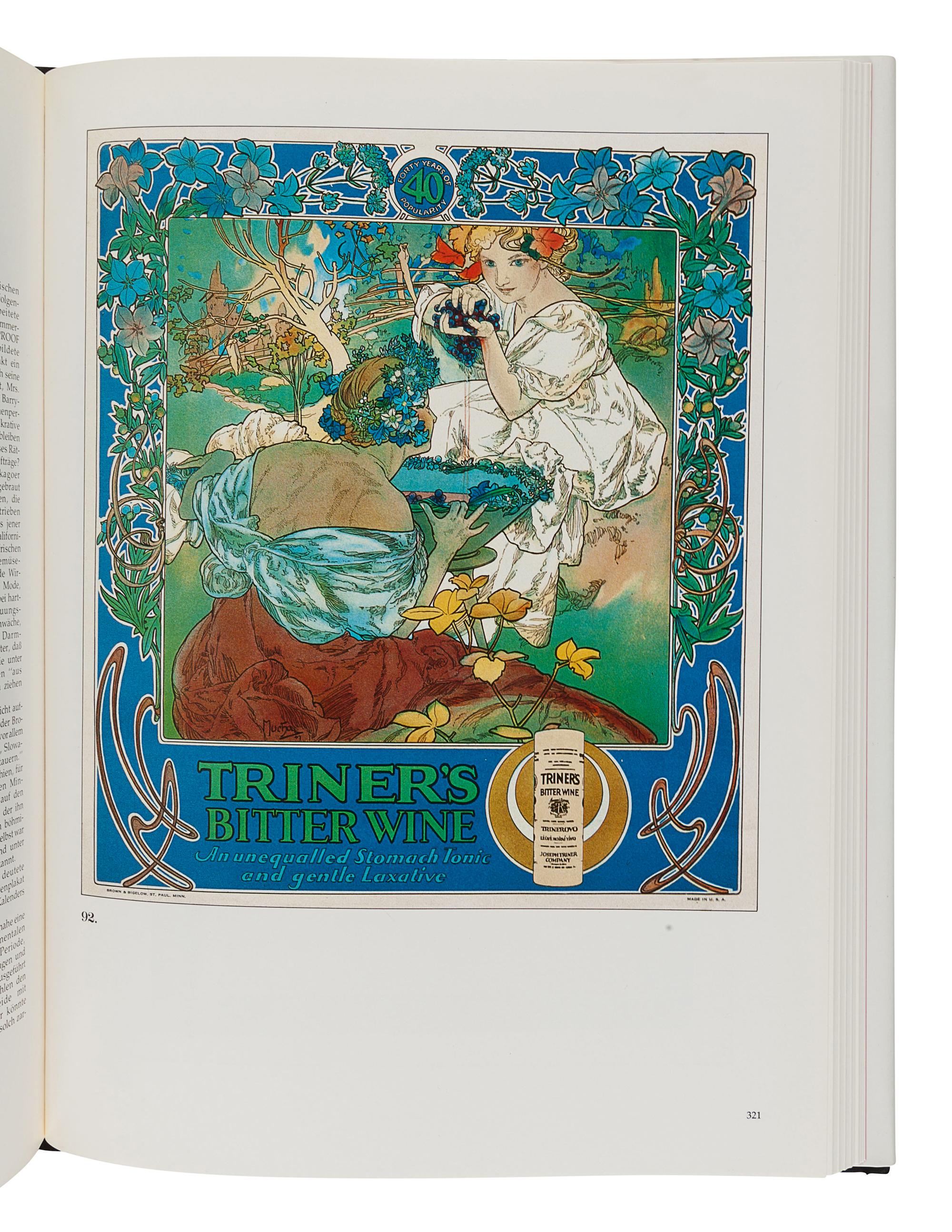 [MUCHA, Alphonse (1860-1939)]. RENNERT, Jack. -- WEILL, Alain. Alphonse Mucha: The Complete Posters and Panels. Boston: G.K. Hall & Co, 1984.